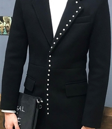 市场上装-中长外套-时尚男装中长外套