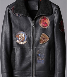 市场上装-皮衣-时尚男装皮衣