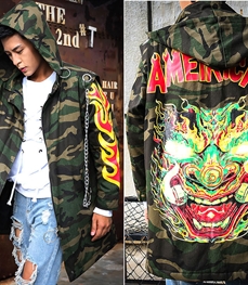 市场上装-中长外套-时尚男装中长外套