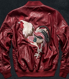 市场上装-皮衣-时尚男装皮衣