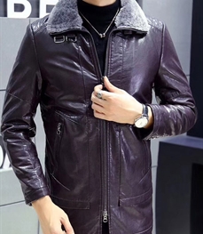 市场上装-皮衣-商务皮衣