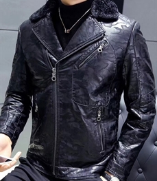 市场上装-皮衣-商务皮衣