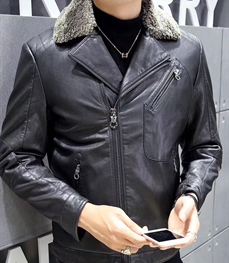市场上装-皮衣-商务皮衣