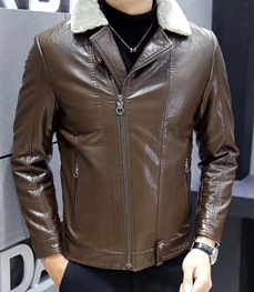市场上装-皮衣-商务皮衣