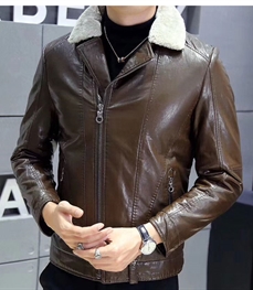 市场上装-皮衣-商务皮衣