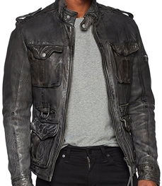 市场上装-皮衣-时尚男装皮衣