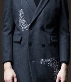 市场上装-中长外套-时尚男装中长外套