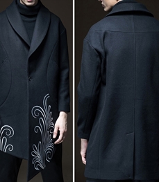 市场上装-中长外套-时尚男装中长外套