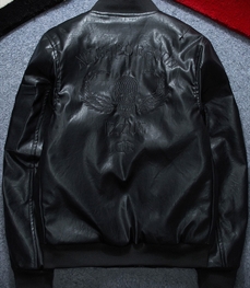 市场上装-皮衣-时尚男装皮衣