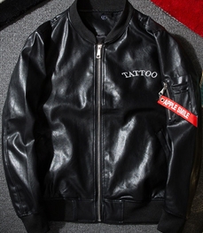 市场上装-皮衣-时尚男装皮衣