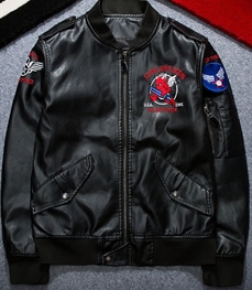 市场上装-皮衣-时尚男装皮衣