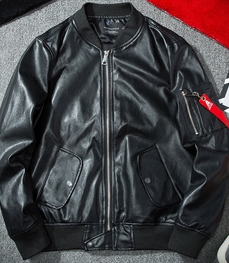 市场上装-皮衣-时尚男装皮衣