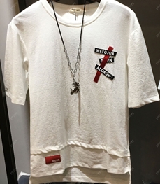 市场上装-T恤-休闲T恤【实拍】