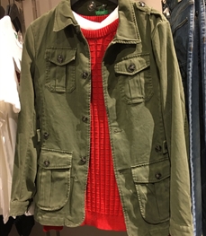 市场上装-中长外套-休闲中长外套【实拍】