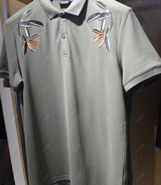 市场上装-T恤-时尚商务T恤【实拍】