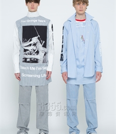 设计师品牌-长袖-微潮 长袖衬衫