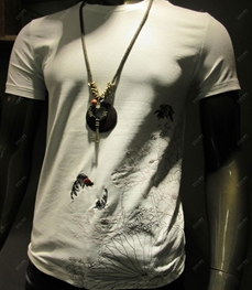 市场上装-T恤-靓仔T恤【实拍】