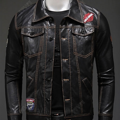 市场上装-皮衣-靓仔皮衣