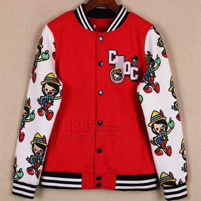 运动品牌-外套-运动棒球服