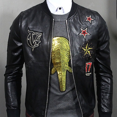 市场上装-皮衣-休闲皮衣