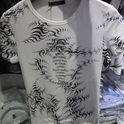 市场上装-T恤-休闲T恤【实拍】