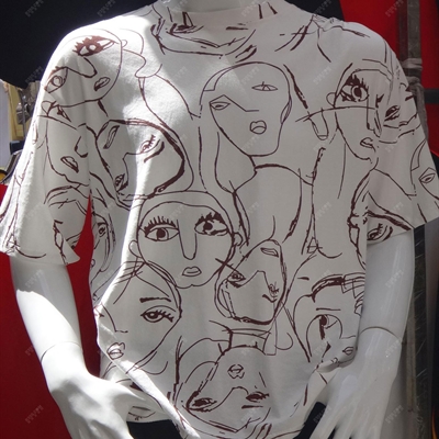 市场上装-T恤-休闲T恤【实拍】