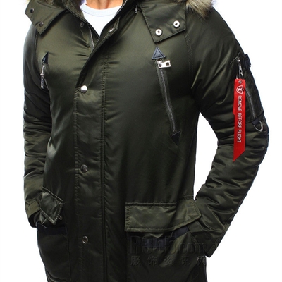 市场上装-大衣-商务中长外套