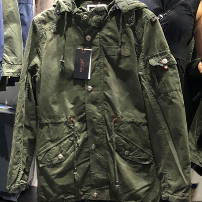 市场上装-中长外套-靓仔水洗外套【实拍】