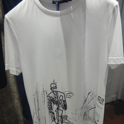 市场上装-T恤-商务时尚T恤【实拍】