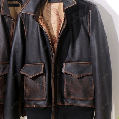 市场上装-皮衣-商务皮衣