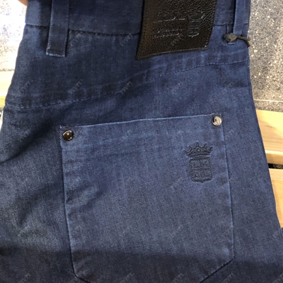 商场品牌-男裤-商务牛仔裤（实拍）