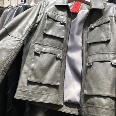 市场上装-皮衣-靓仔皮衣【实拍】