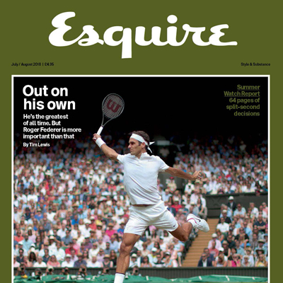 2018年7-8月英国《Esquire》男装系列款式期刊