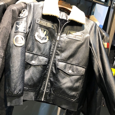 市场上装-皮衣-休闲潮皮衣【实拍】