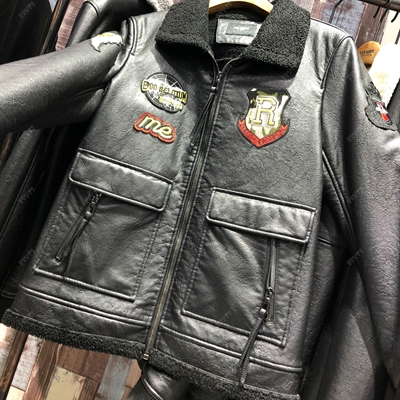 市场上装-皮衣-休闲皮衣【实拍】