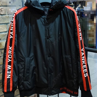 运动品牌-外套-【实拍】男运动棒球服