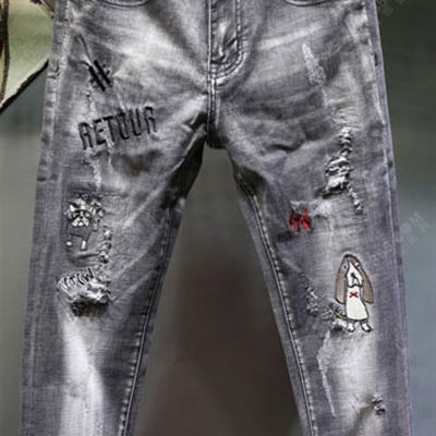 市场男裤-牛仔-时尚牛仔裤