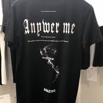 市场上装-T恤-休闲T恤【实拍】