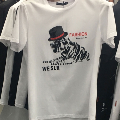 市场上装-T恤-靓仔T恤【实拍】