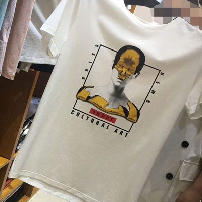 市场上装-T恤-靓仔T恤【实拍】