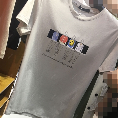 市场上装-T恤-靓仔T恤【实拍】