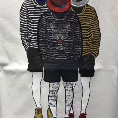 市场上装-T恤-靓仔T恤【实拍】