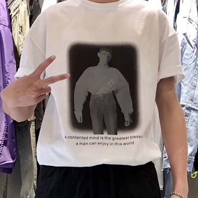 市场上装-T恤-靓仔T恤【实拍】