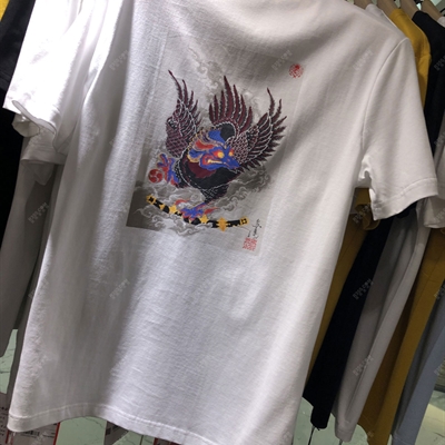 市场上装-T恤-靓仔T恤【实拍】