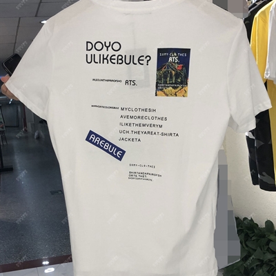 市场上装-T恤-靓仔T恤【实拍】