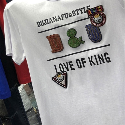 市场上装-T恤-靓仔T恤【实拍】