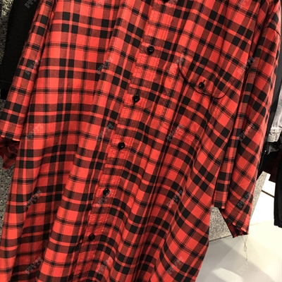 商场品牌-短袖-衬衫【实拍】