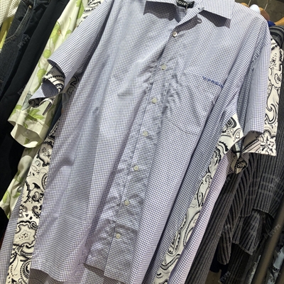 设计师品牌-短袖-【实拍】微潮短袖衬衫