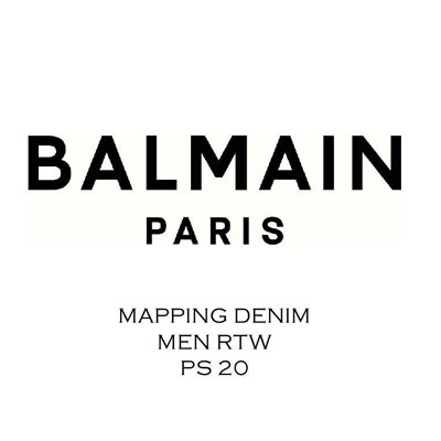 2020春夏_BALMAIN_牛仔裤_欧洲大牌资料