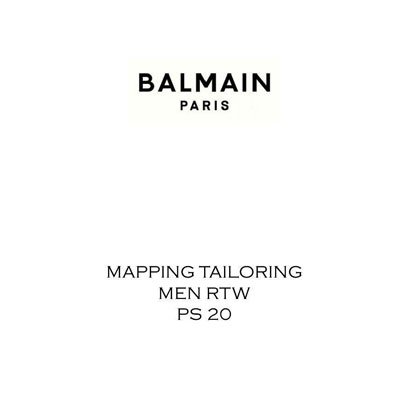 2020春夏_BALMAIN_西装_欧洲大牌资料